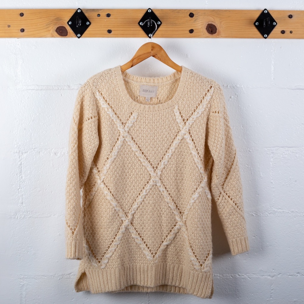 Moon River Anthropologie Chunky Knit Sweater Sz S